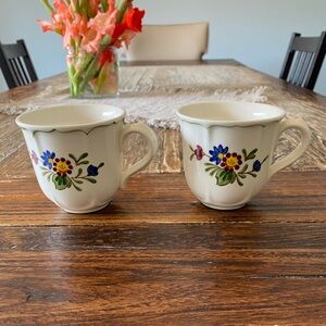 Vintage Metlox Coffee Mugs | Set Of 2